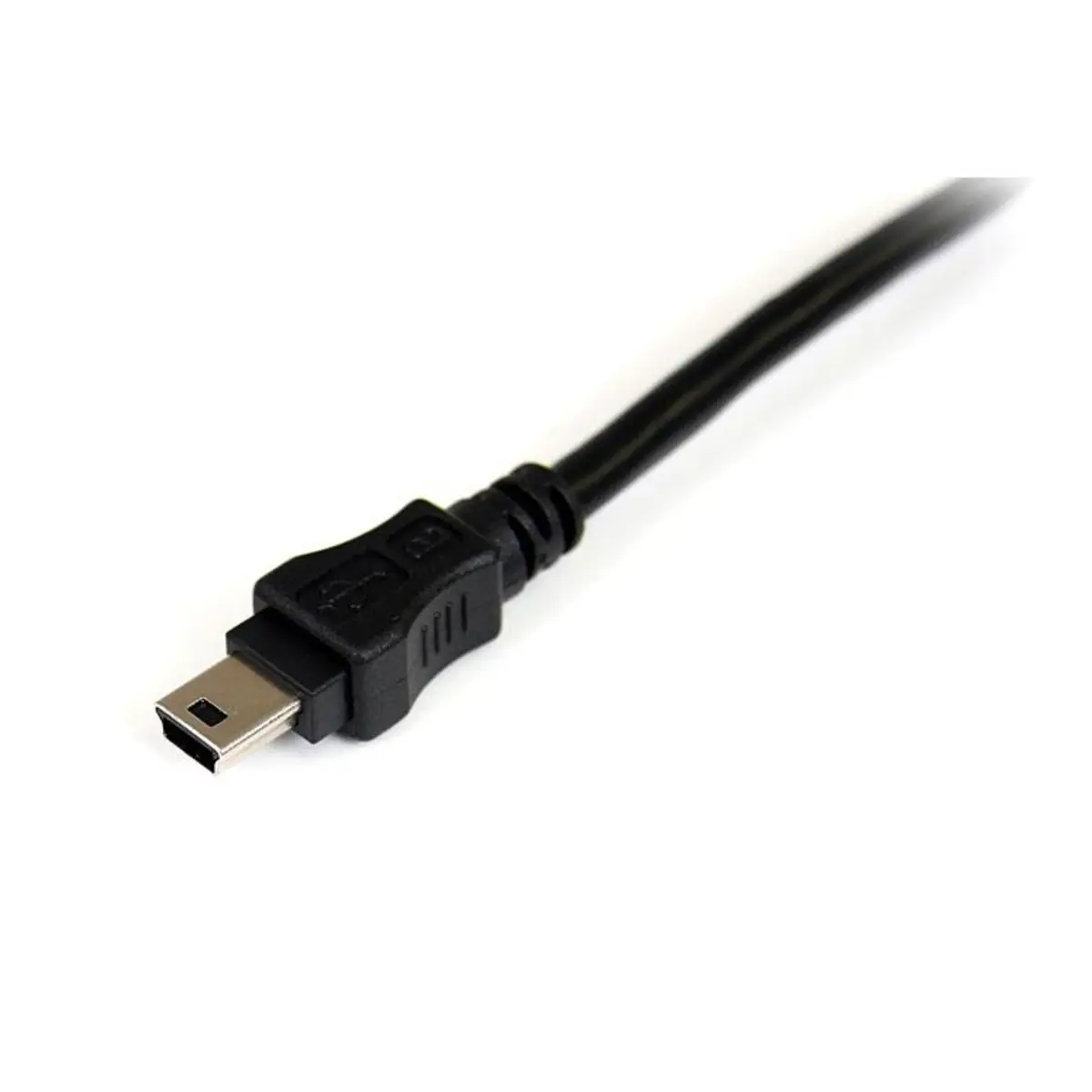 USB Y-Kabel 2xUSB-A/USB-B 2xStecker/Stecker Schwarz 1,8m