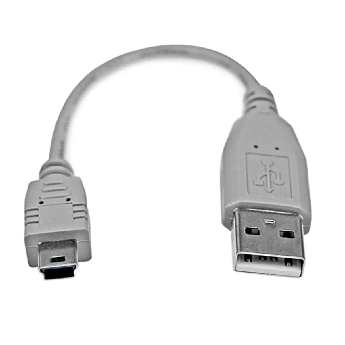 Mini USB 2.0 Kabel grau 15cm