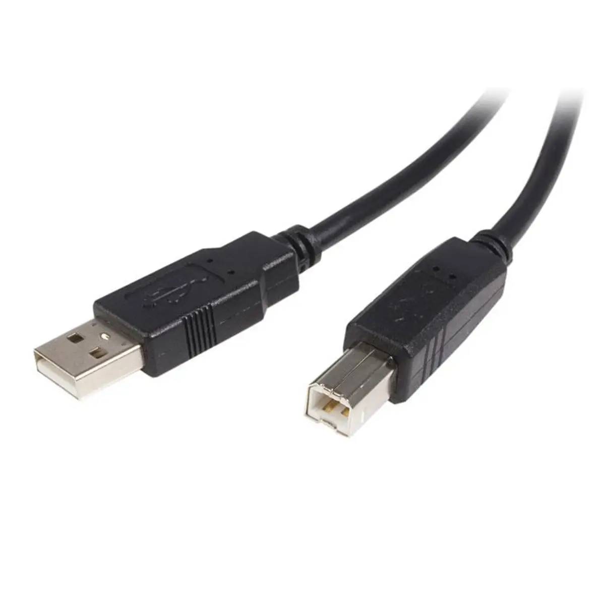 USB Kabel USB-A/USB-B Männlich/Männlich Schwarz 0,5m