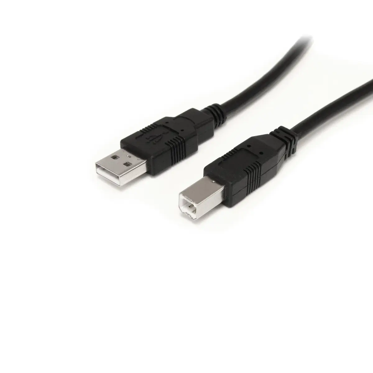 USB Kabel USB-A/USB-B Männlich/Männlich Schwarz 10m