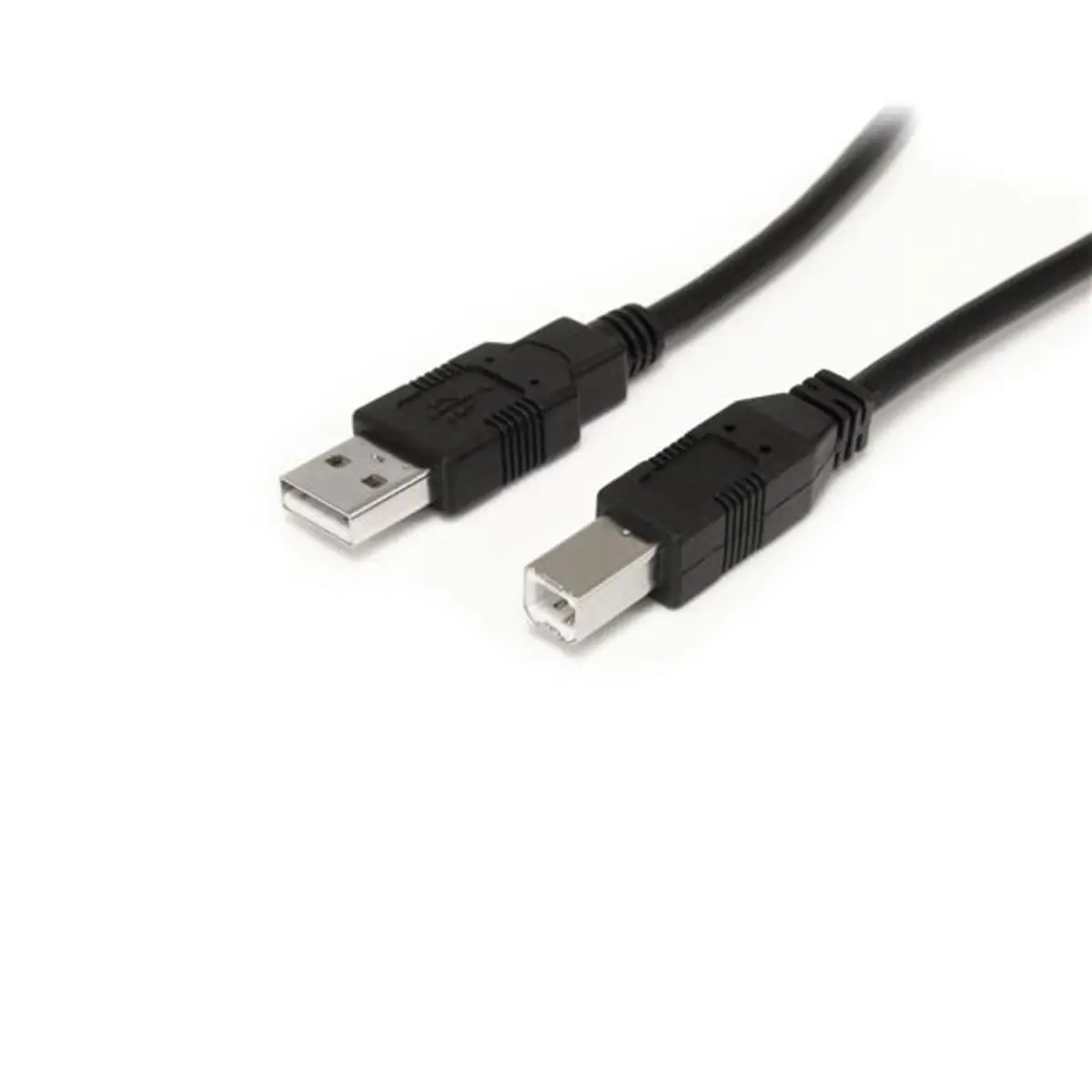 USB Kabel USB-A/USB-B Männlich/Männlich Schwarz 10m