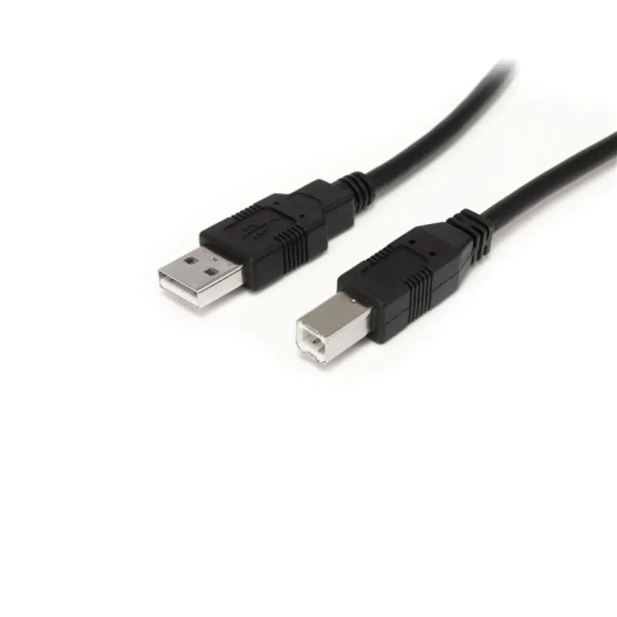 USB Kabel USB-A/USB-B Männlich/Männlich Schwarz 10m