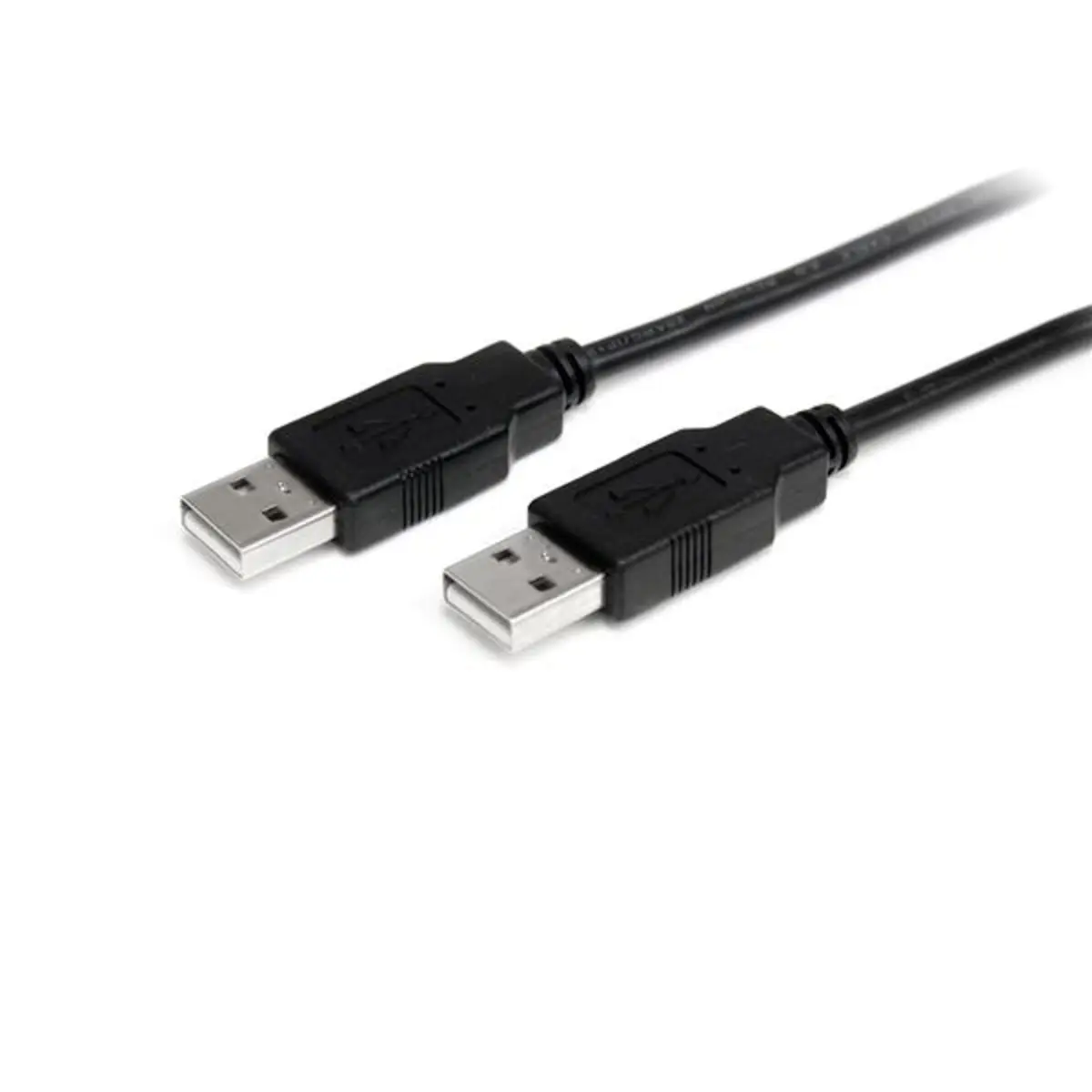 USB 2.0 Kabel A/A Stecker/Stecker schwarz 1m