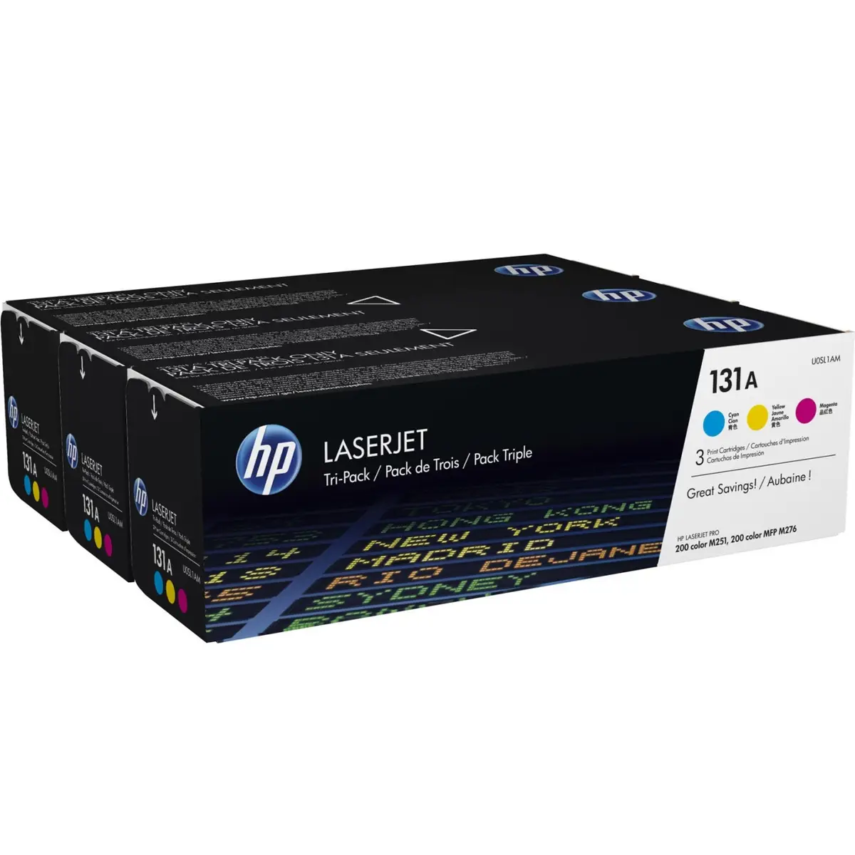 Toner 131A ca. 1800 Seiten cyan/magenta/gelb