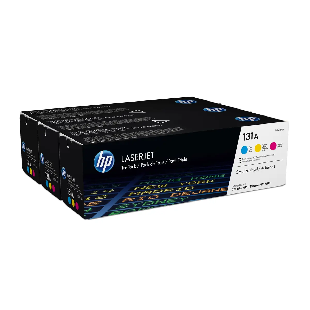 Toner 131A ca. 1800 Seiten cyan/magenta/gelb