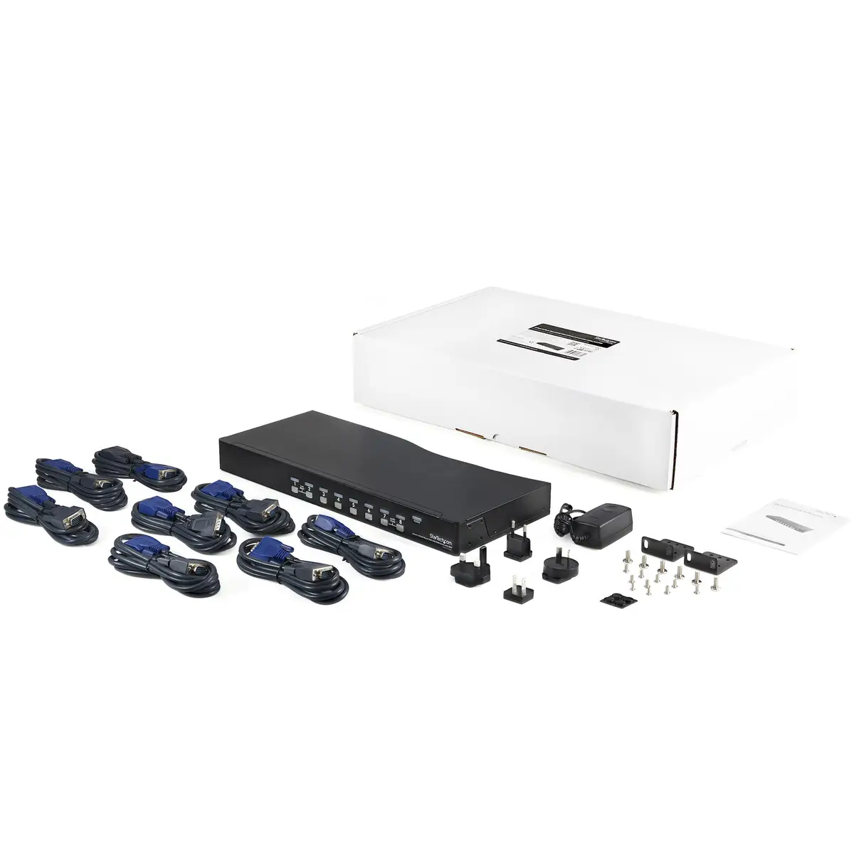USB KVM Switch Kit 8 Port 1U