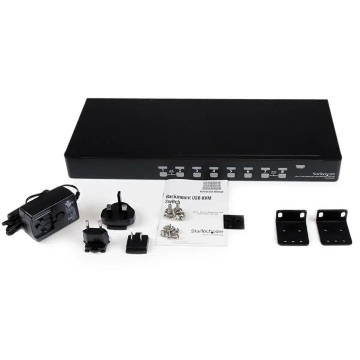 8 Port KVM Switch USB/PS/2 mit OSD