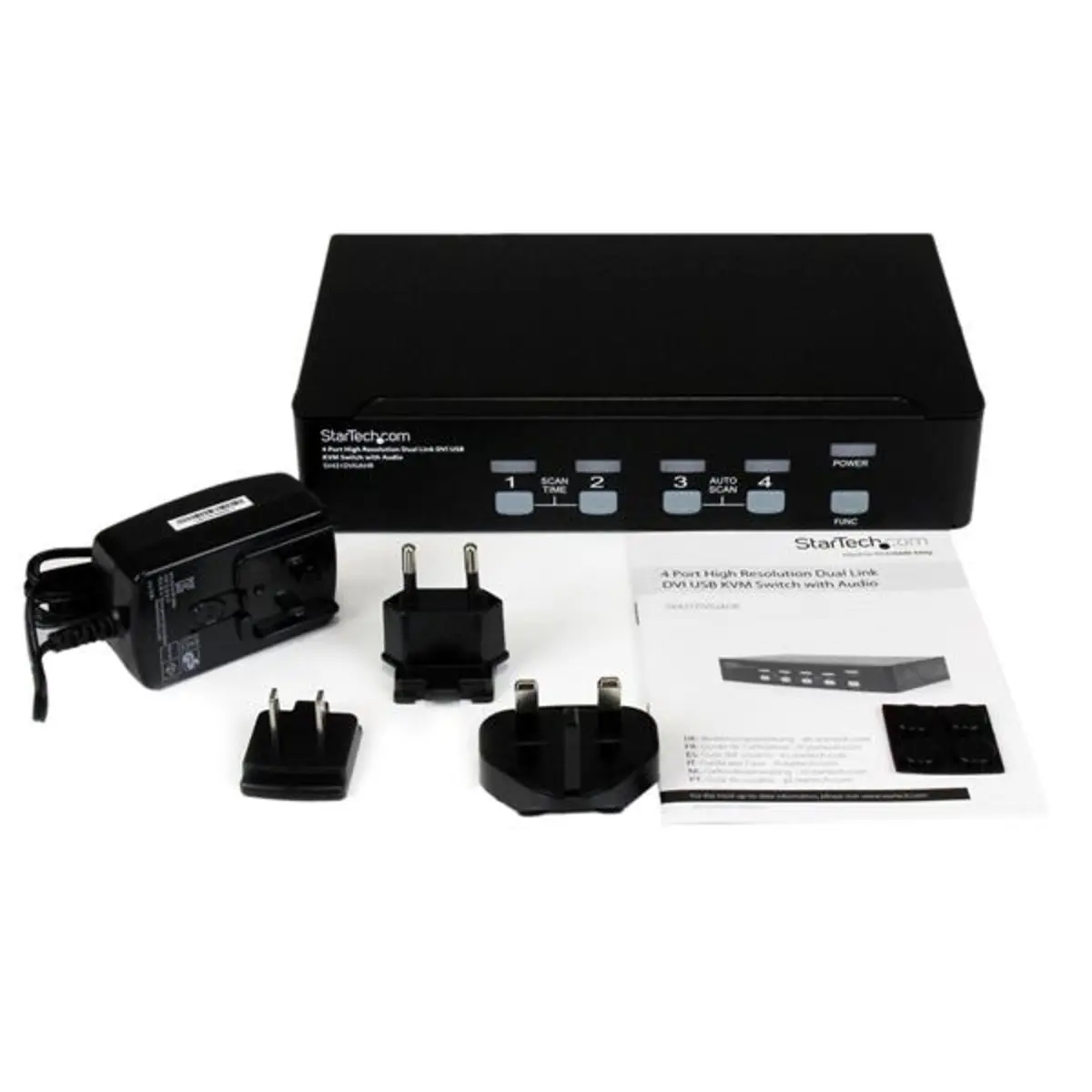 StarTech Dual Link DVI/USB KVM Switch with Audio 4 Port