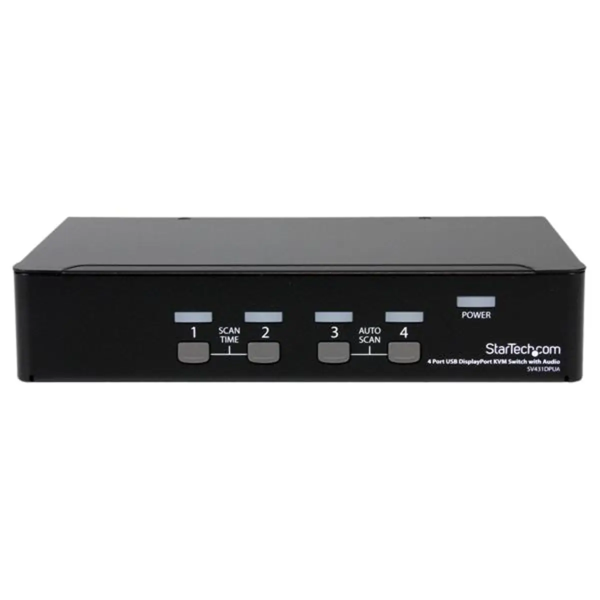 DisplayPort USB KVM Switch/Umschalter mit Audio 4 Port