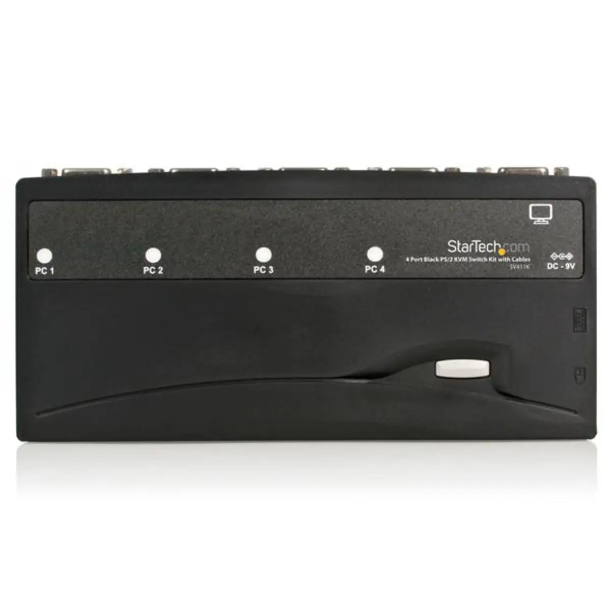 4 Port VGA / PS/2 KVM Switch - 4 fach PS/2 KVM Umschalter inkl. Kabel