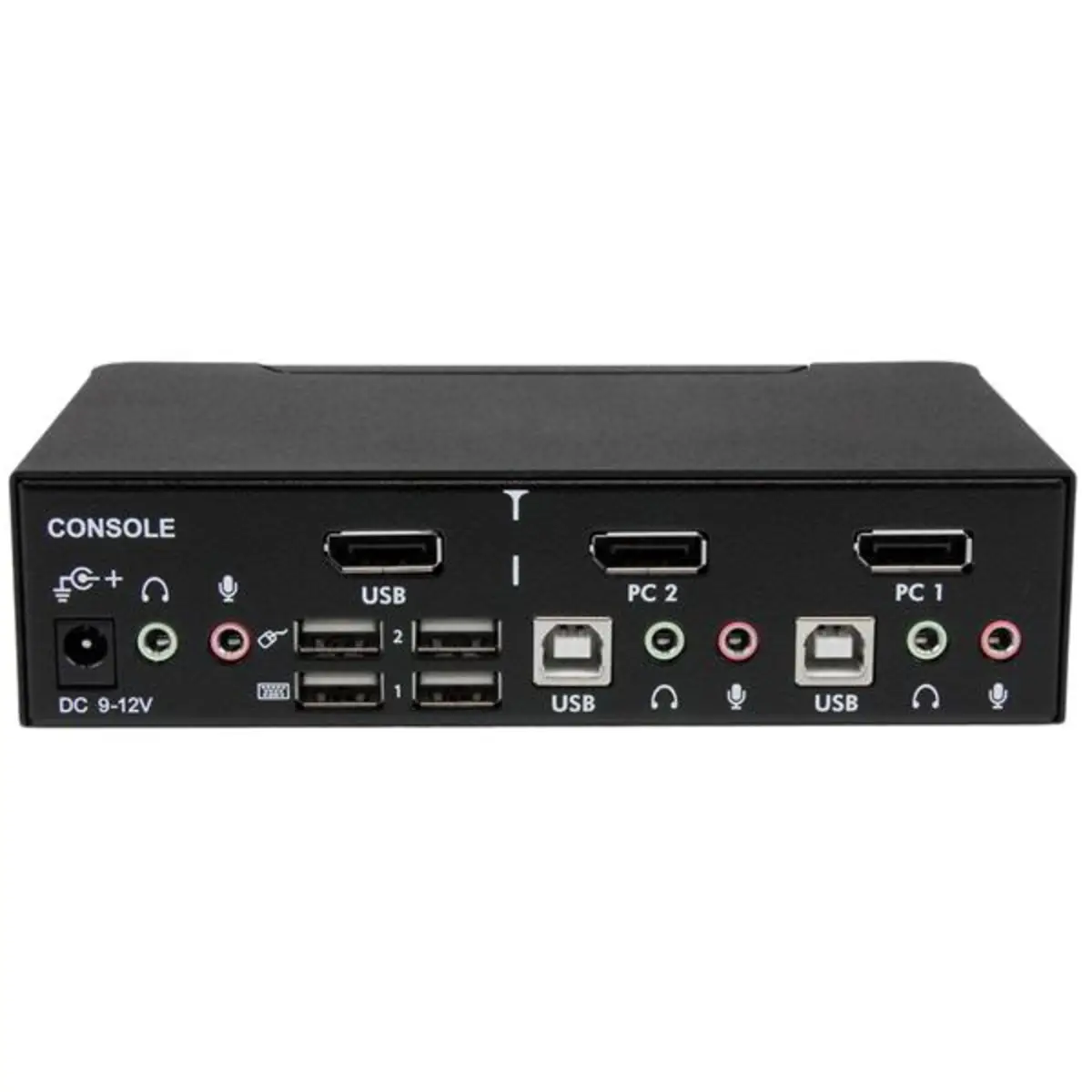 StarTech Dual DisplayPort USB KVM-Switch with Audio 2 Port
