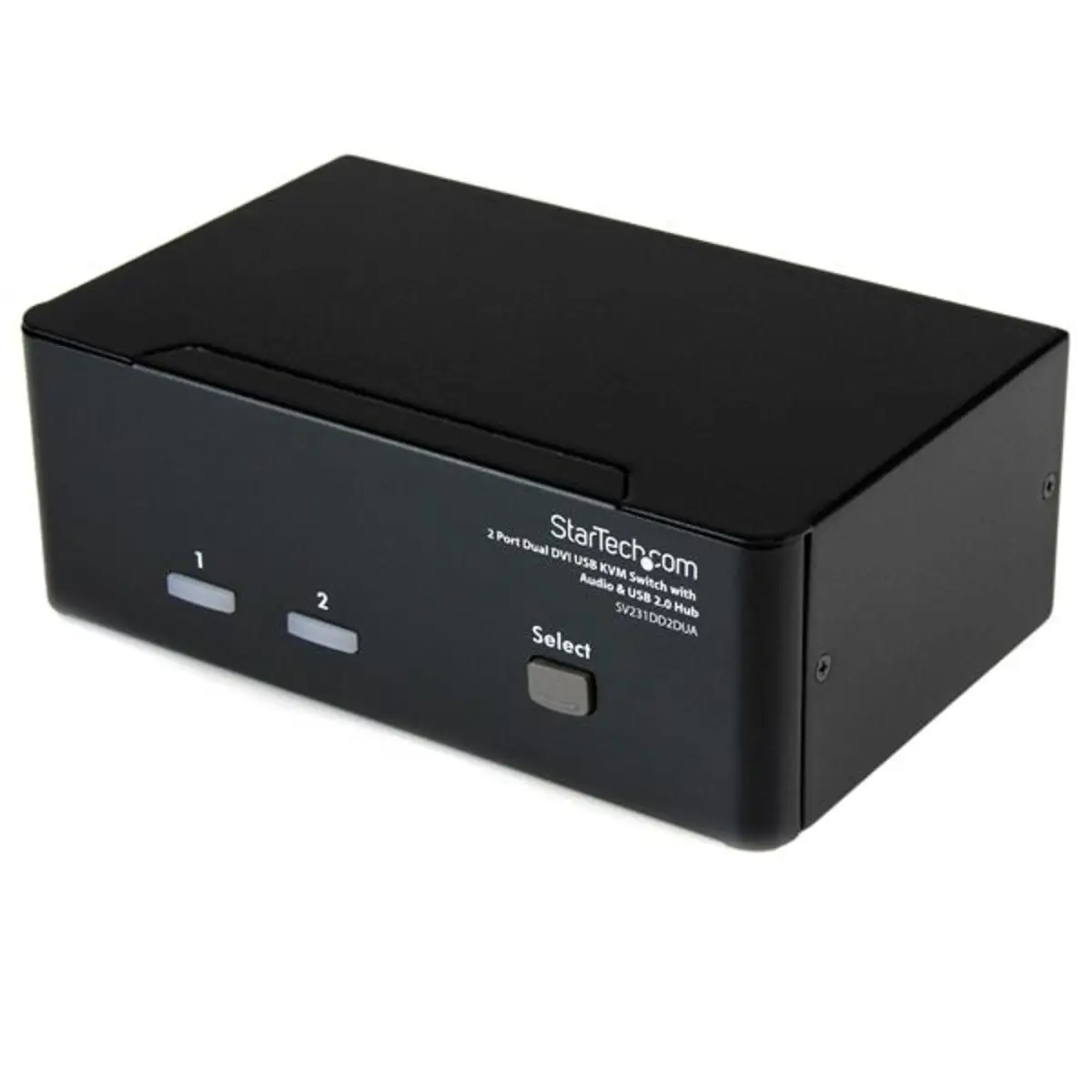 DVI KVM USB Switch DVI Umschalter mit USB Hub 2 Port