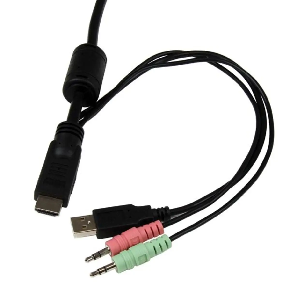 2 Port KVM Switch USB/HDMI mit Audio USB Powered