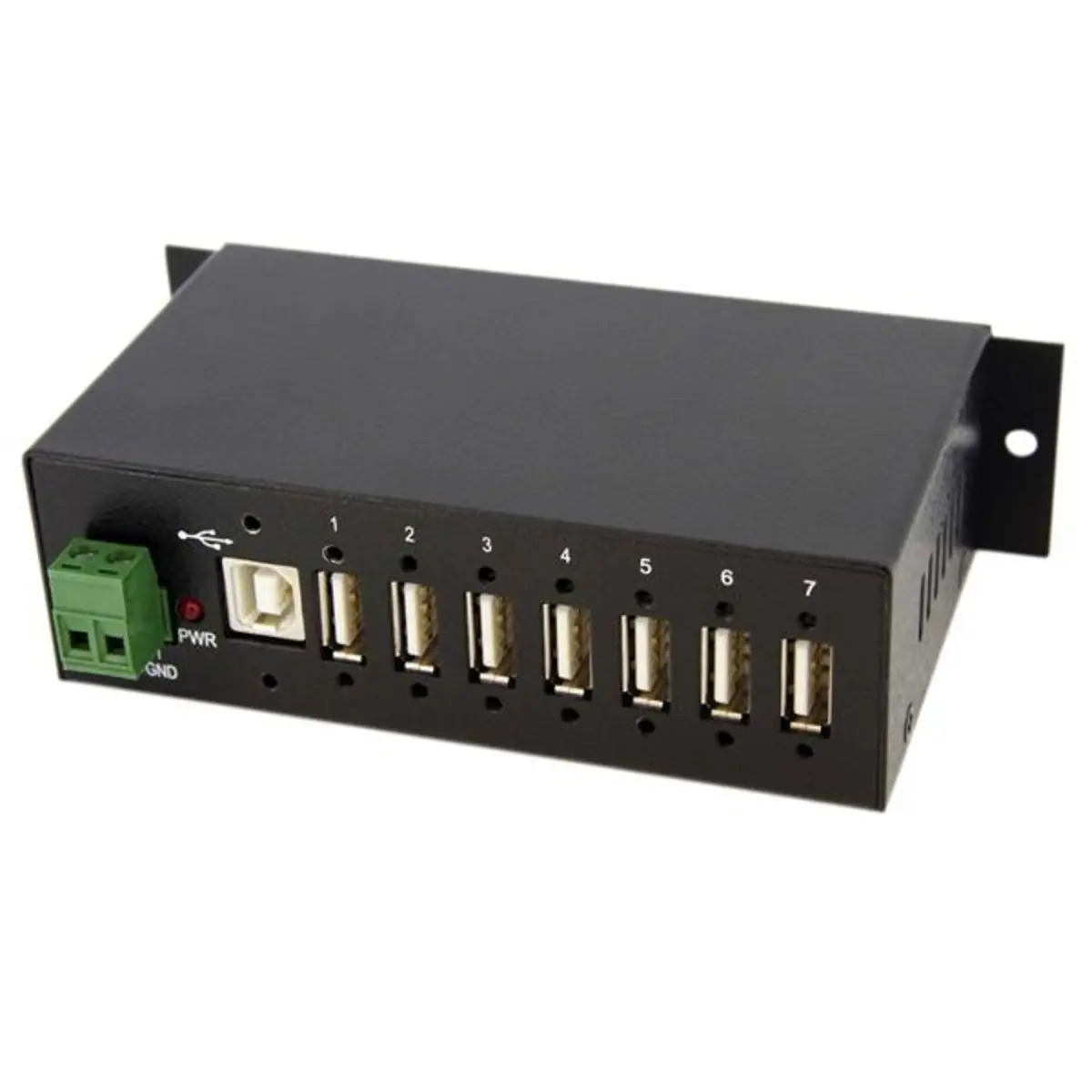 StarTech Industrieller USB 2.0 Hub 7 Port black