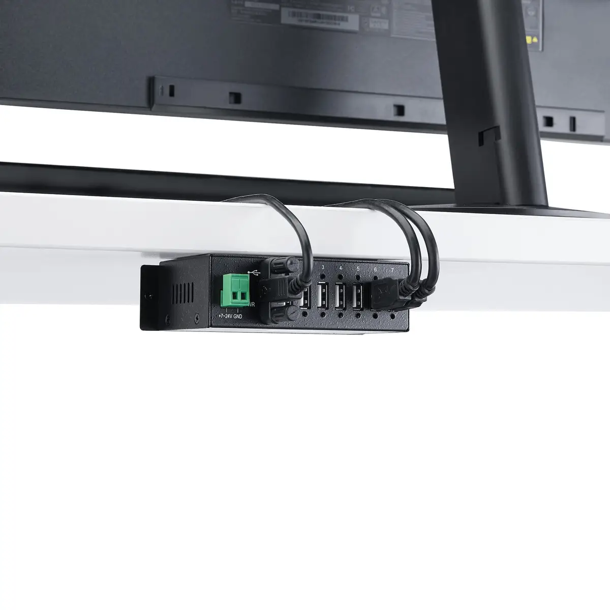 StarTech Industrieller USB 2.0 Hub 7 Port black