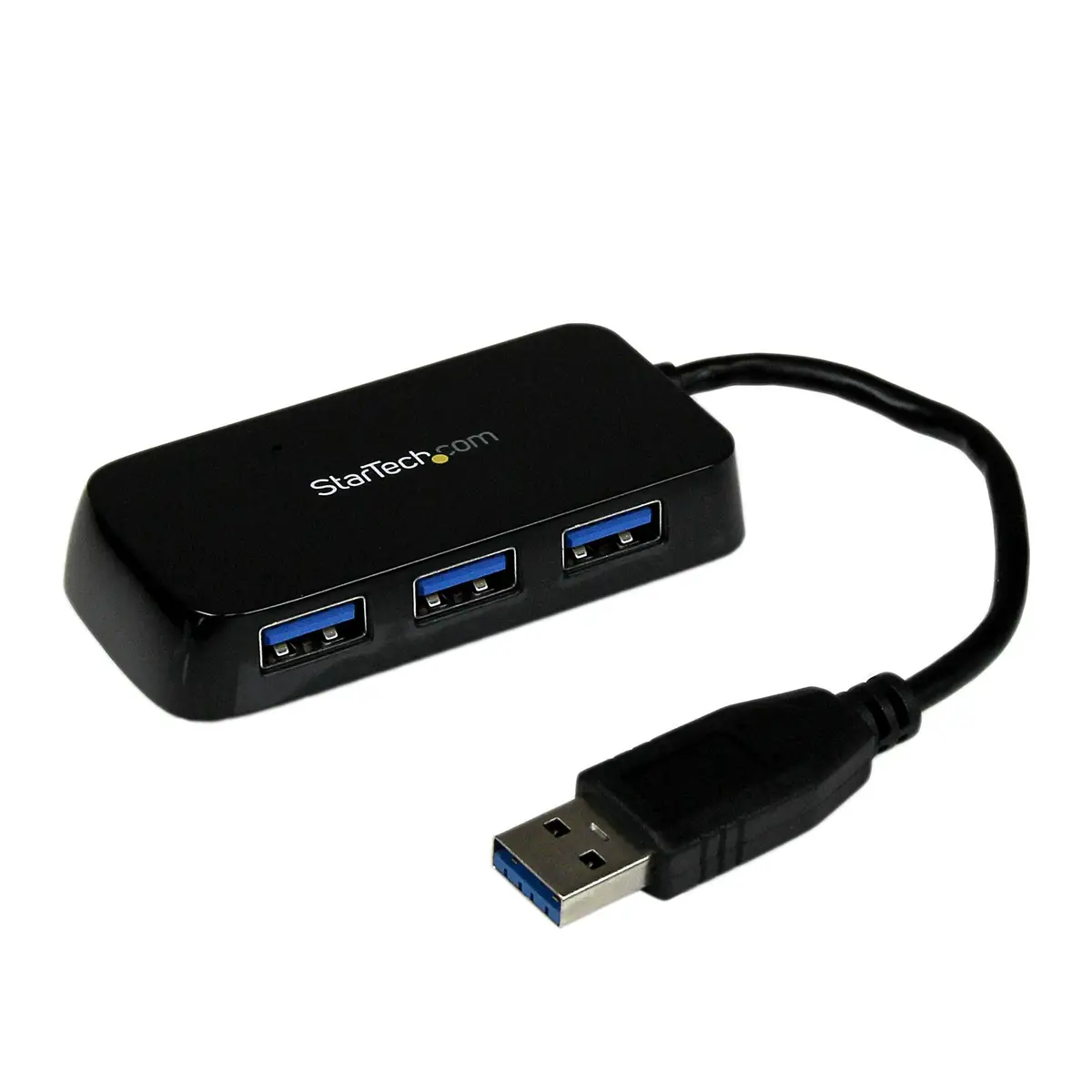 StarTech SuperSpeed Mini USB 3.0 Hub 4 Port black
