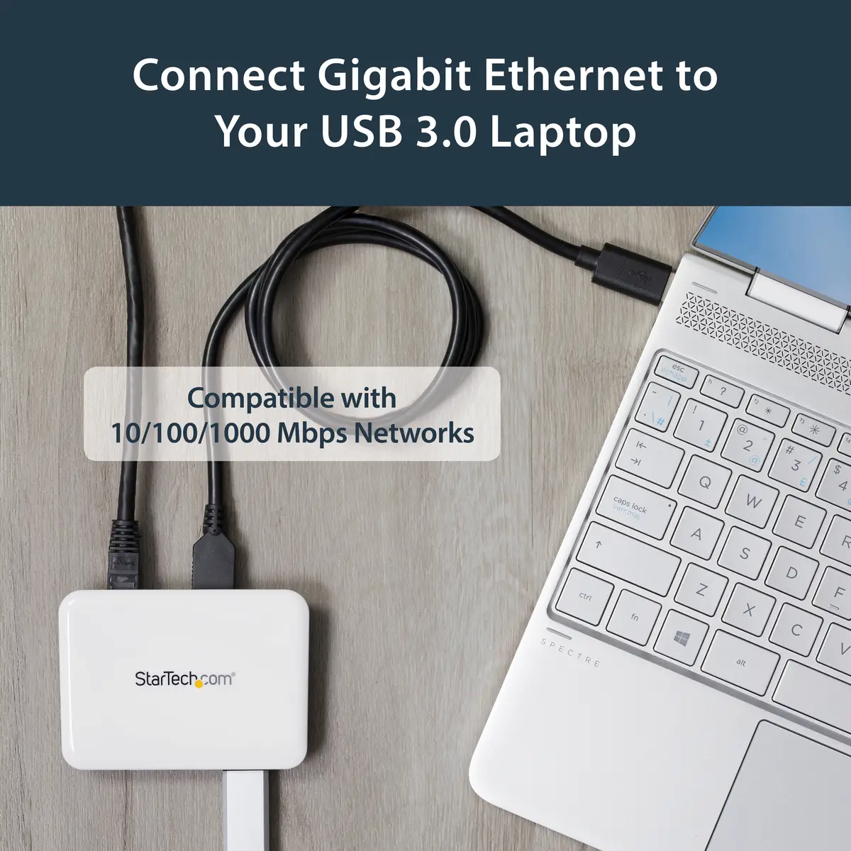 StarTech 3 Port USB 3.0 Hub with Gigabit Ethernet
