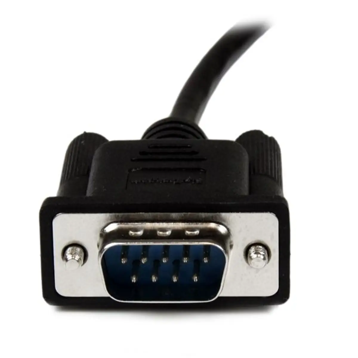 Nullmodemkabel DB-9/DB-9 Stecker/Buchse Schwarz 1m
