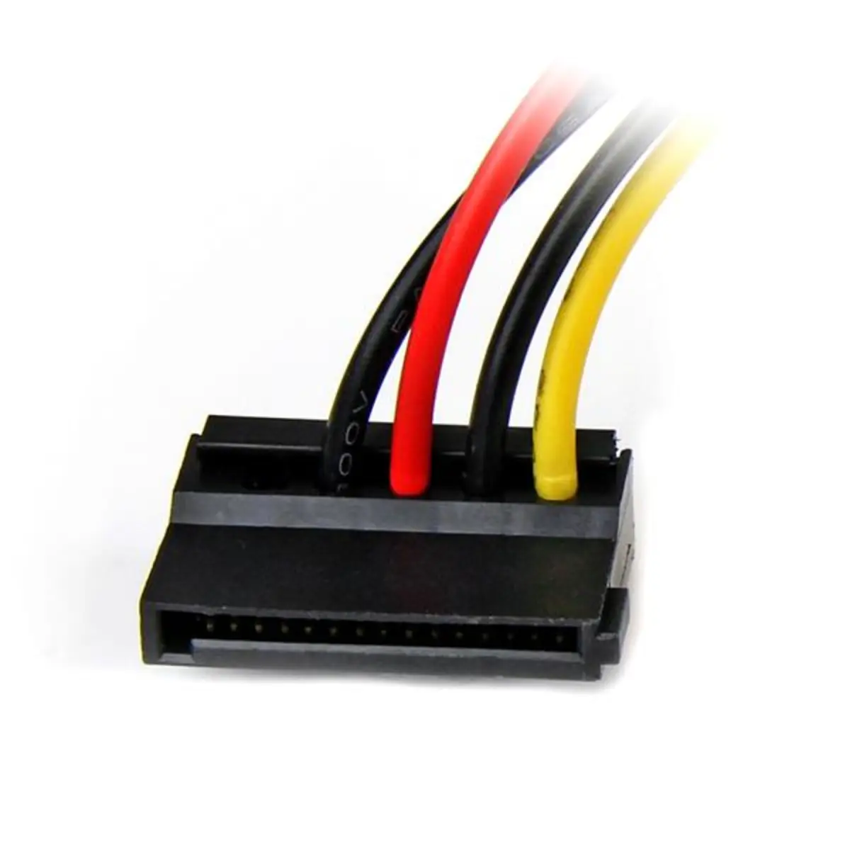4-polig-Molex-auf-linksgewinkelt-SATA-Stromkabeladapter 0,15 m
