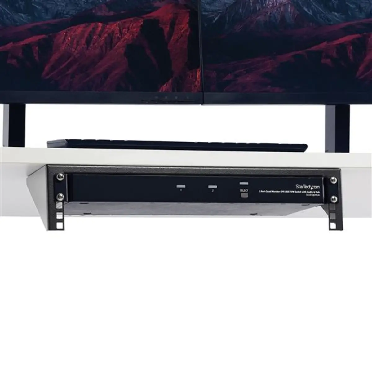Wall Mount Rack Bracket 19 Zoll 2HE