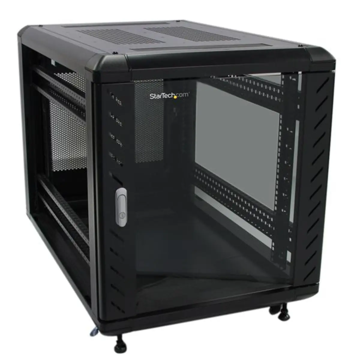 Office Serverschrank Schwarz 12HE bis max. 800kg