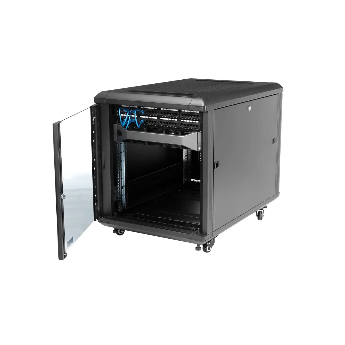 StarTech Office Server Rack Black 12HE to max. 800kg