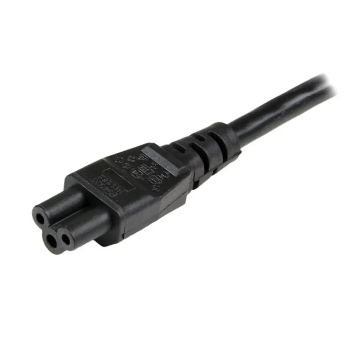 Netzkabel CEE7 auf C5 IEC320 Schwarz 2 m