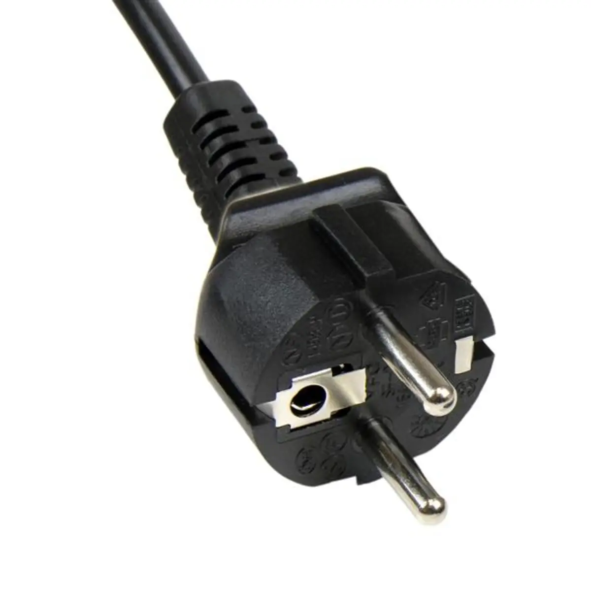 Netzkabel CEE7 auf C5 IEC320 Schwarz 2 m