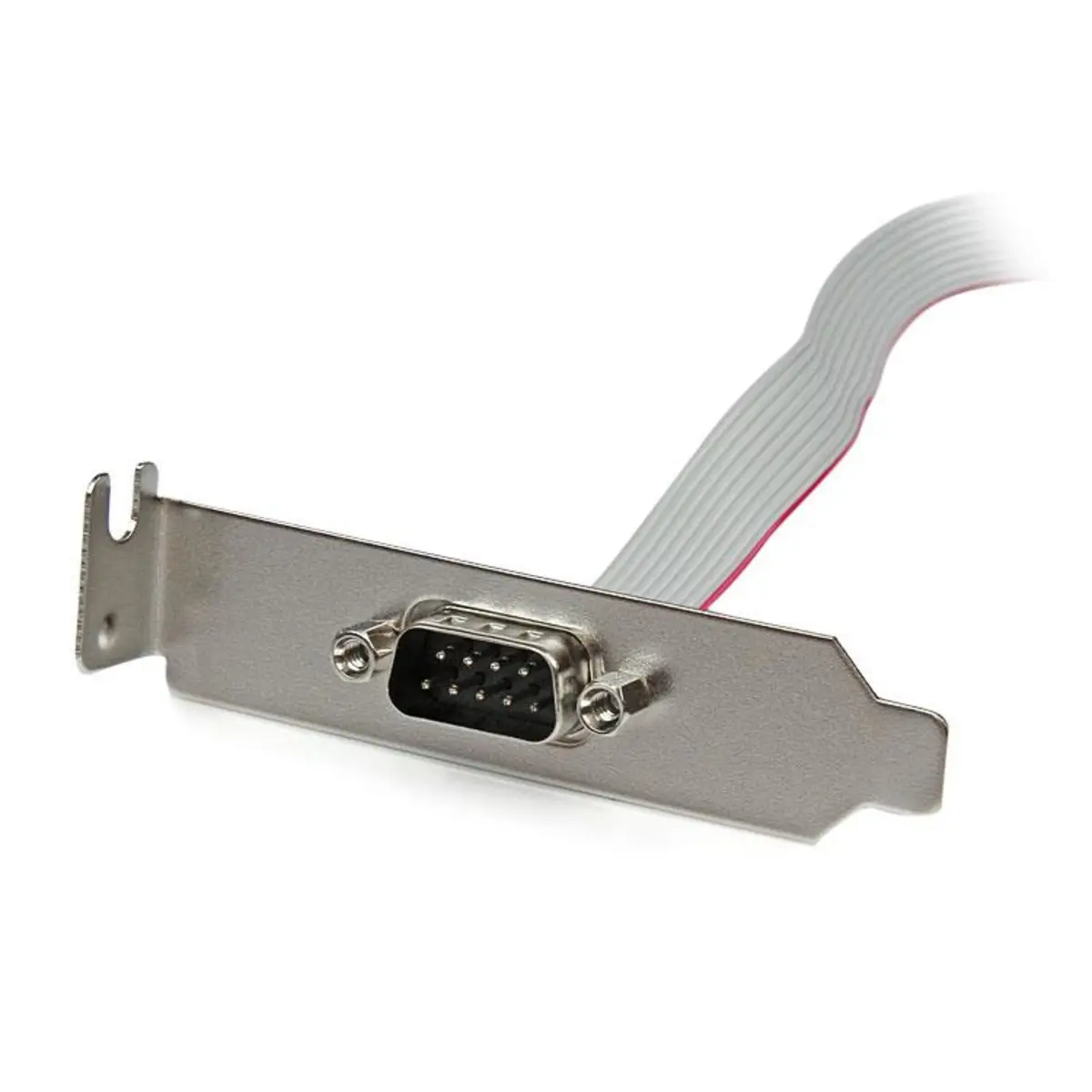 1 Port Seriell DB9 Slotblech mit 10 Pin Pinheader Kabel - Low Profile