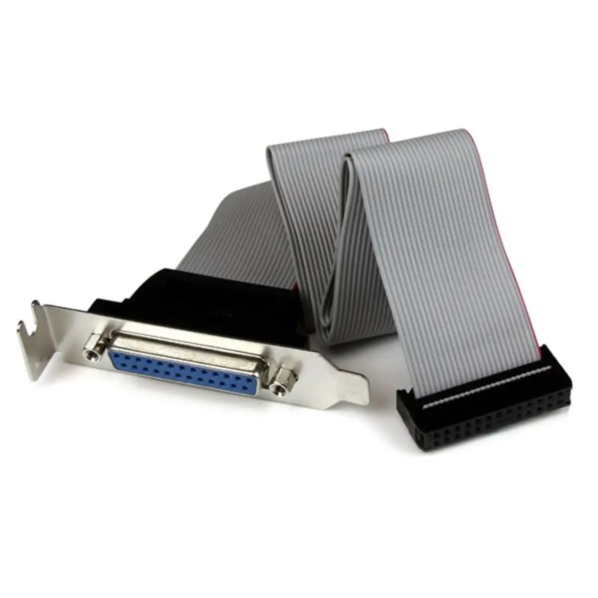 Low Profile IDC 26 (Buchse) auf DB25 (Buchse) Slotblech 40cm