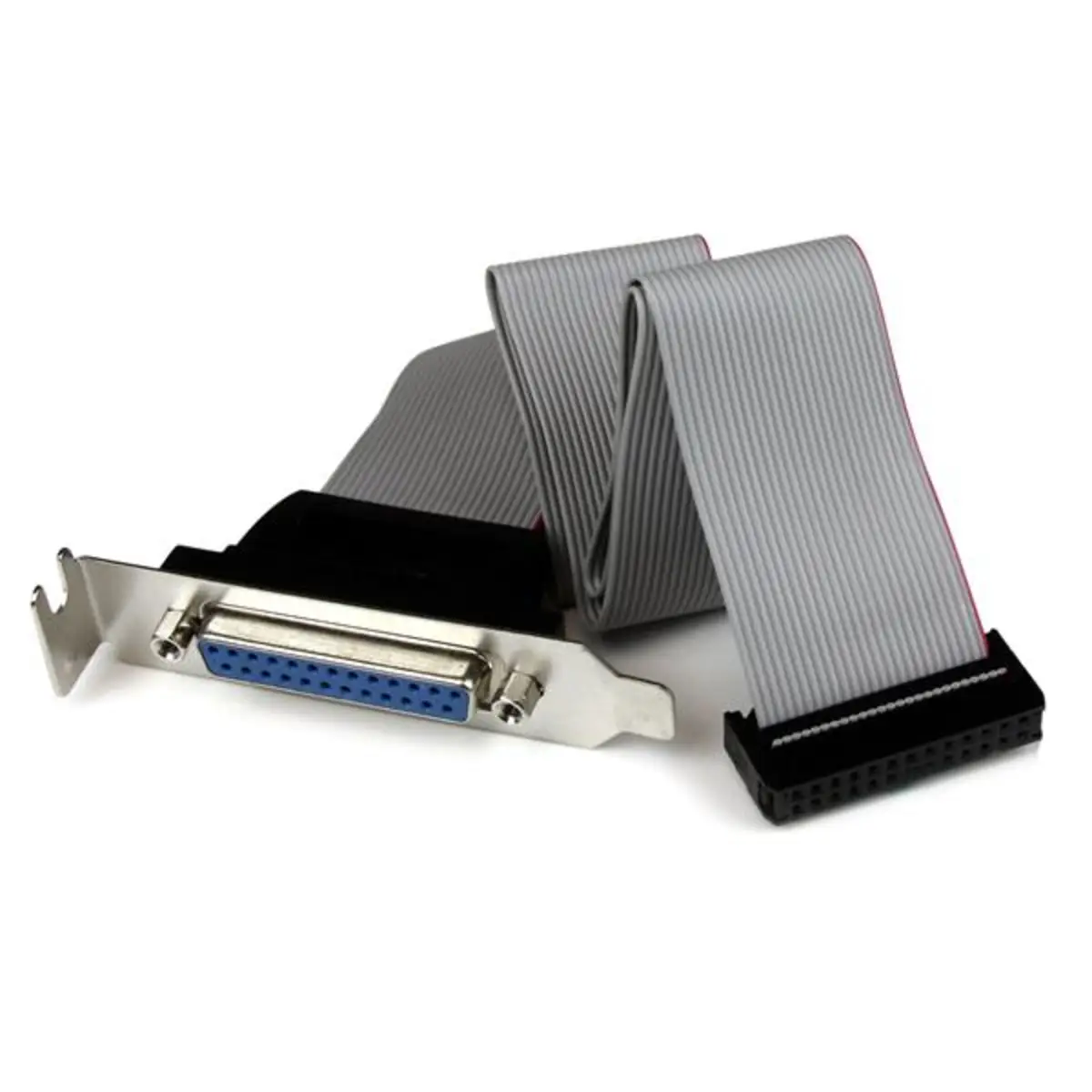 Low Profile IDC 26 (Buchse) auf DB25 (Buchse) Slotblech 40cm