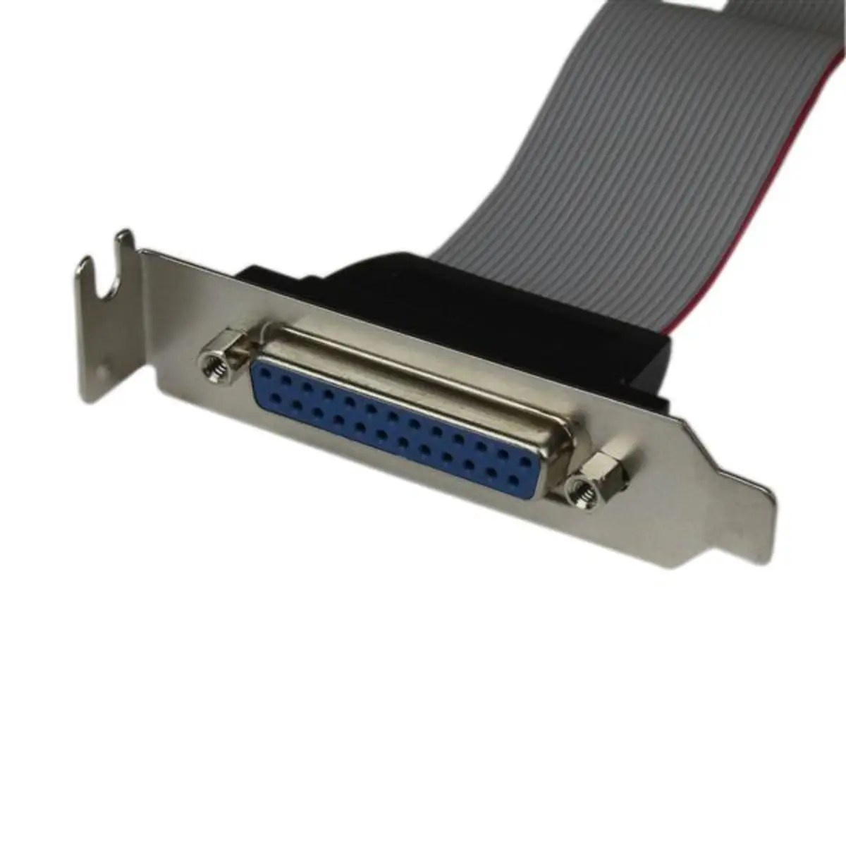Low Profile IDC 26 (Buchse) auf DB25 (Buchse) Slotblech 40cm