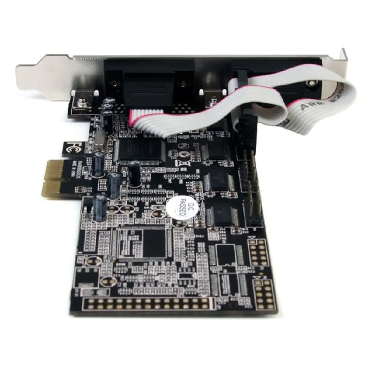 4-Port Seriell RS232 PCIe Schnittstellenkarte mit 16550 UART