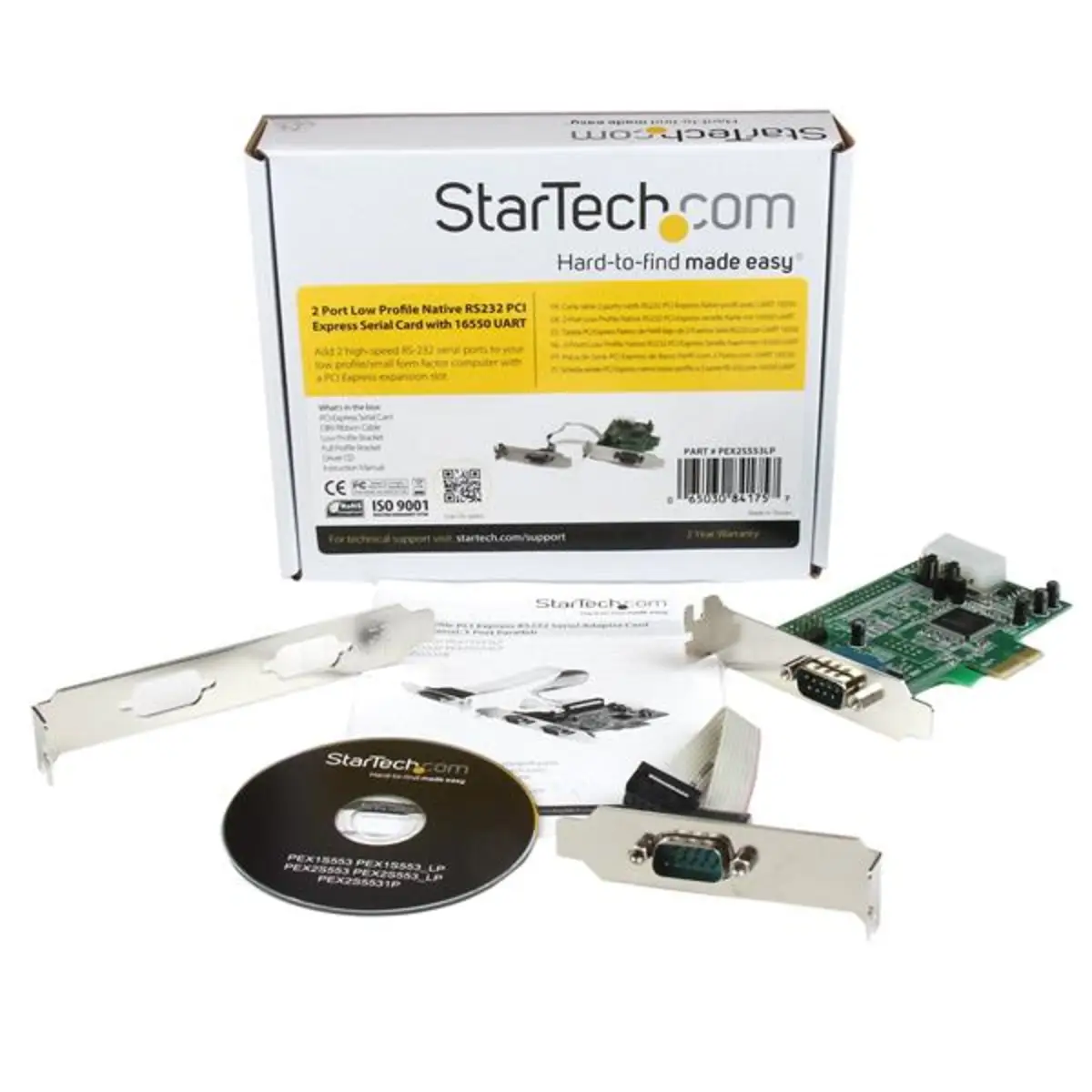 PCI Express Schnittstellenkarte Serial RS-232 2 Port Low Profile