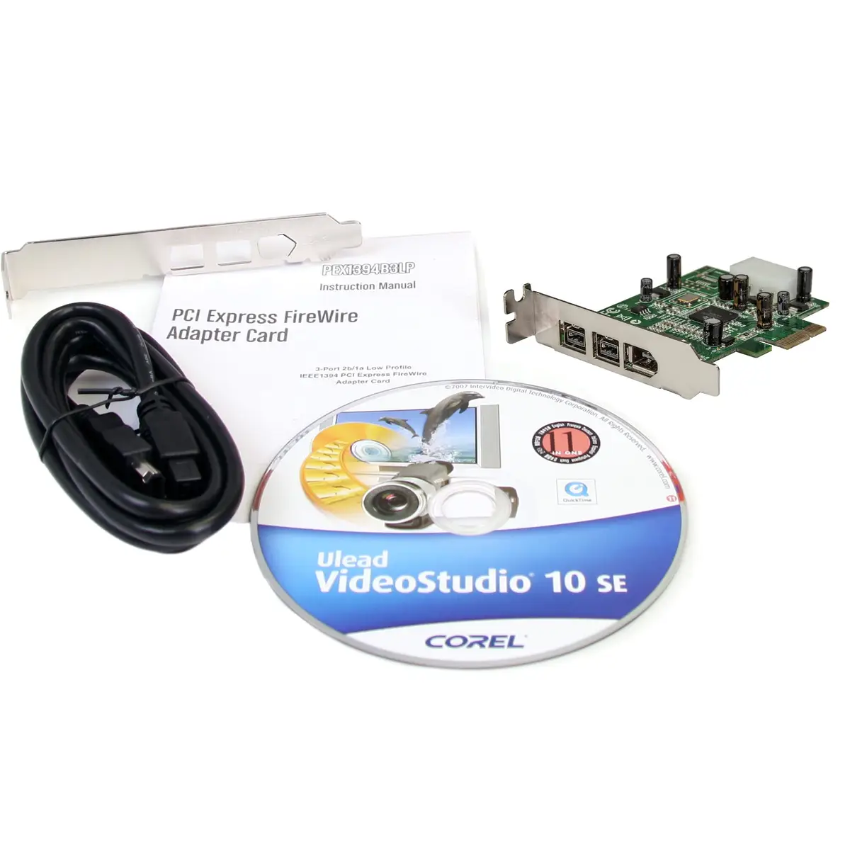 3-Port 800+400 FireWire PCIe Schnittstellen Karte