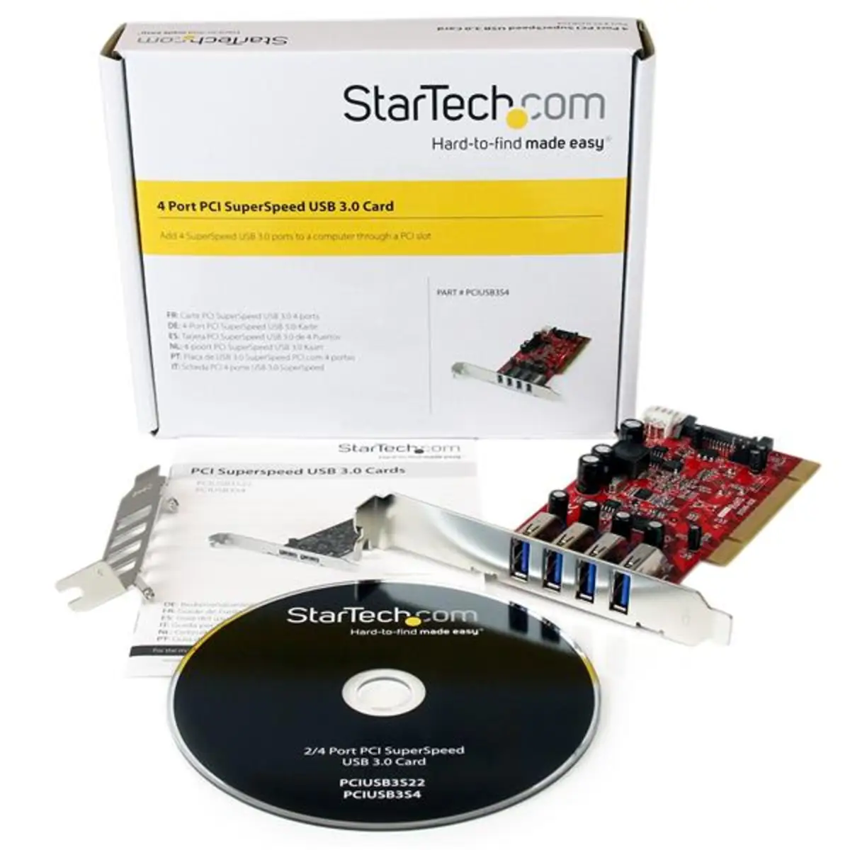 USB 3.0 PCI Schnittstellenkarte 4 Port Low Profile