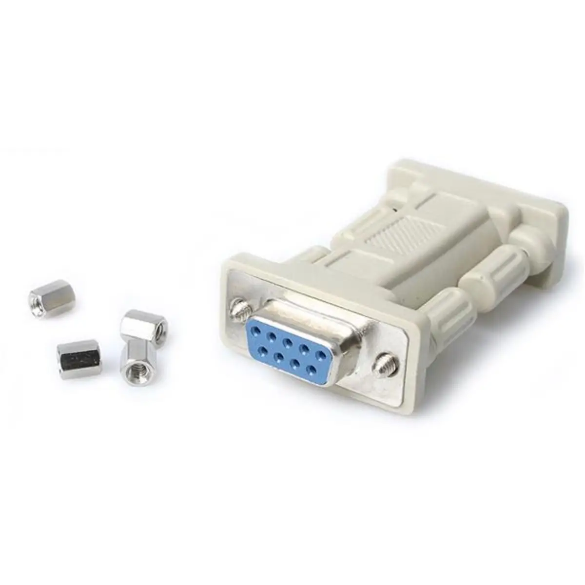 StarTech DB9 RS232 Serial Null Modem adaptor socket/socket white