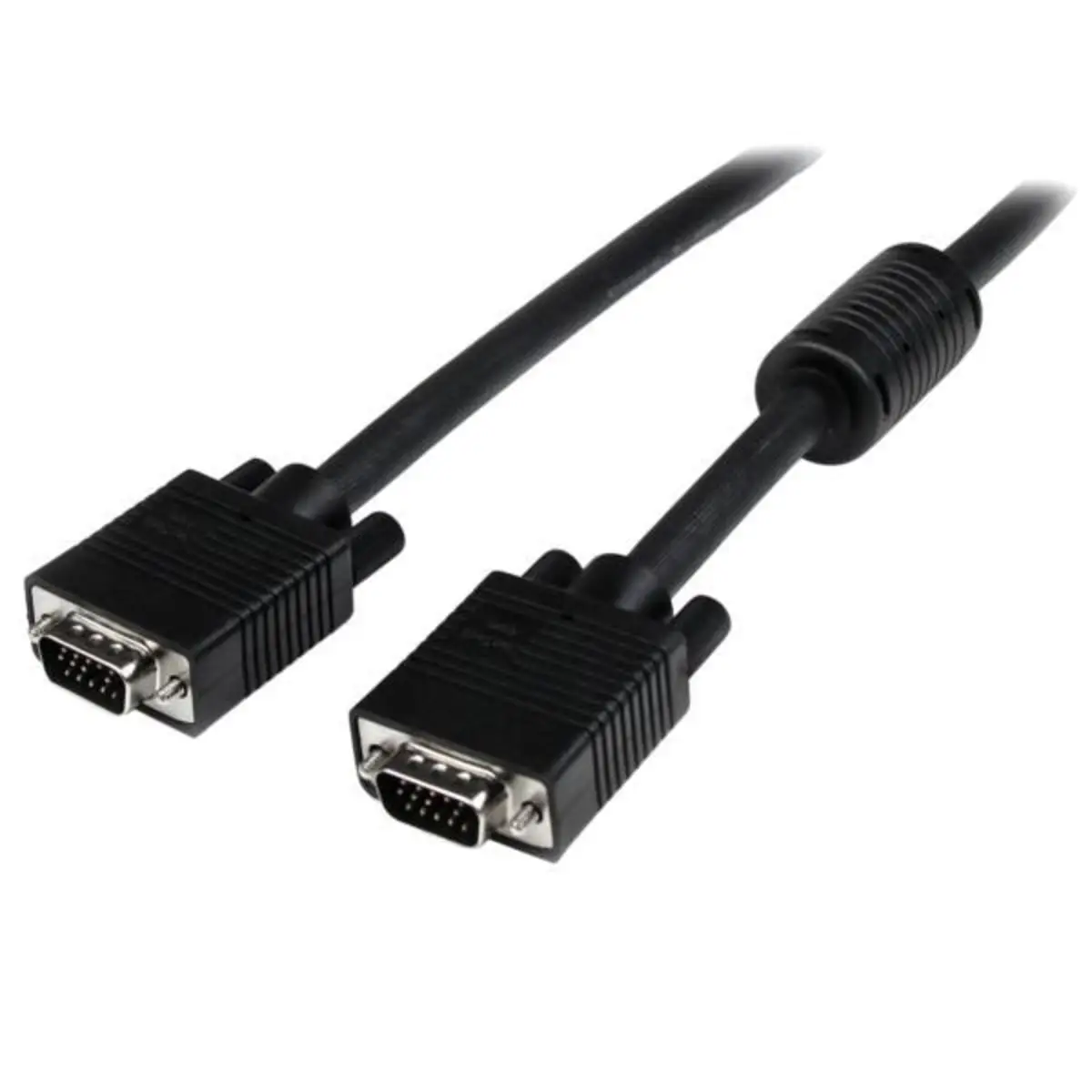 Monitorkabel HD-15/HD-15 Stecker/Stecker Schwarz 1m