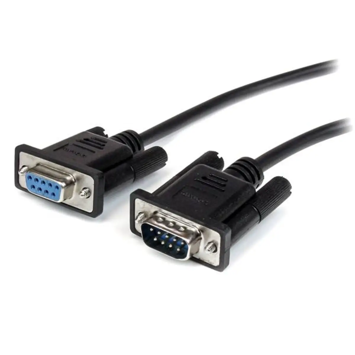 Verlängerungskabel Seriell DB9 RS232 Serial Cable M/F schwarz 1m