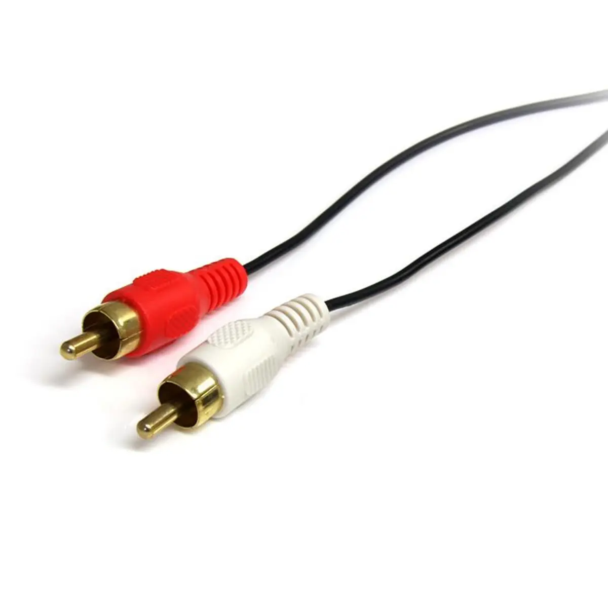 Audiokabel 3,5mm/Cinch Stecker/Stecker Schwarz 0,90m