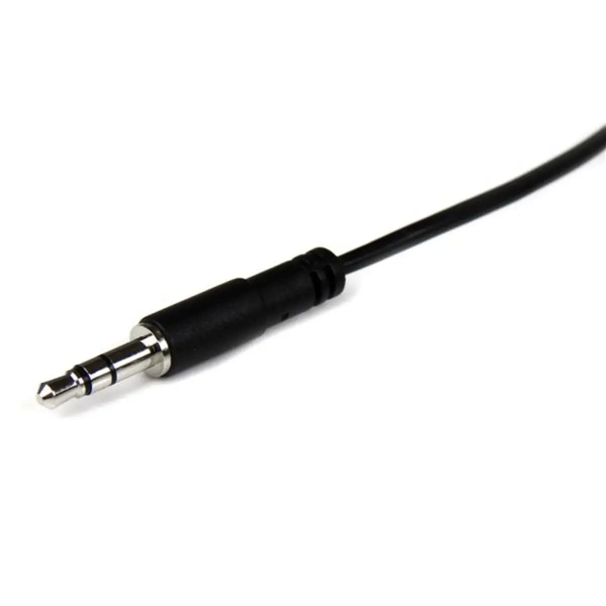 Audioverlängerungskabel Klinke 3,5mm Stecker/Buchse schwarz 1m