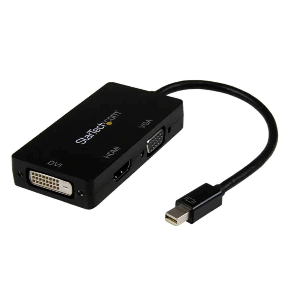 StarTech Mini-DisplayPort to VGA/DVI/HDMI adaptor black