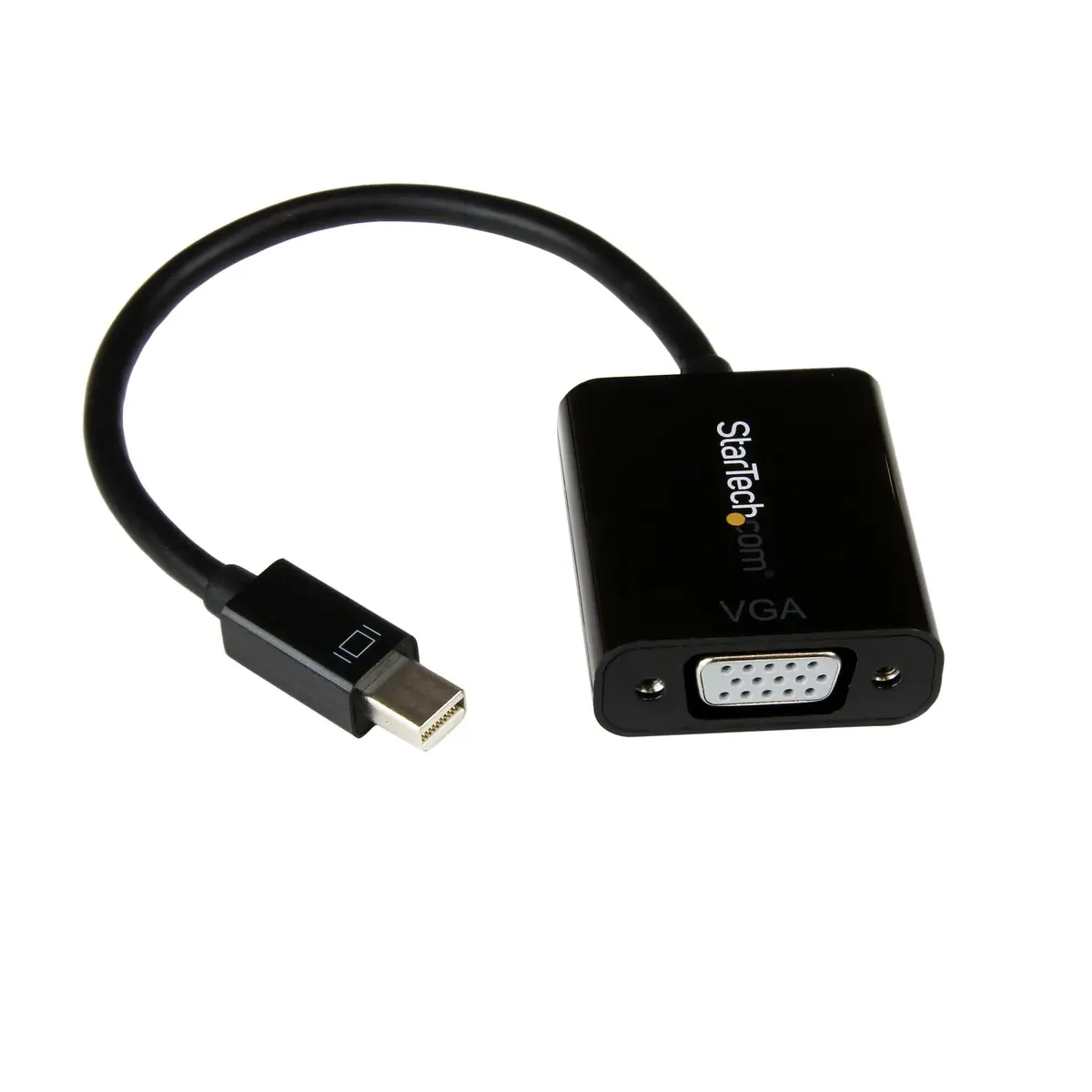 Mini-DisplayPort/VGA Adapter Stecker/Buchse Schwarz