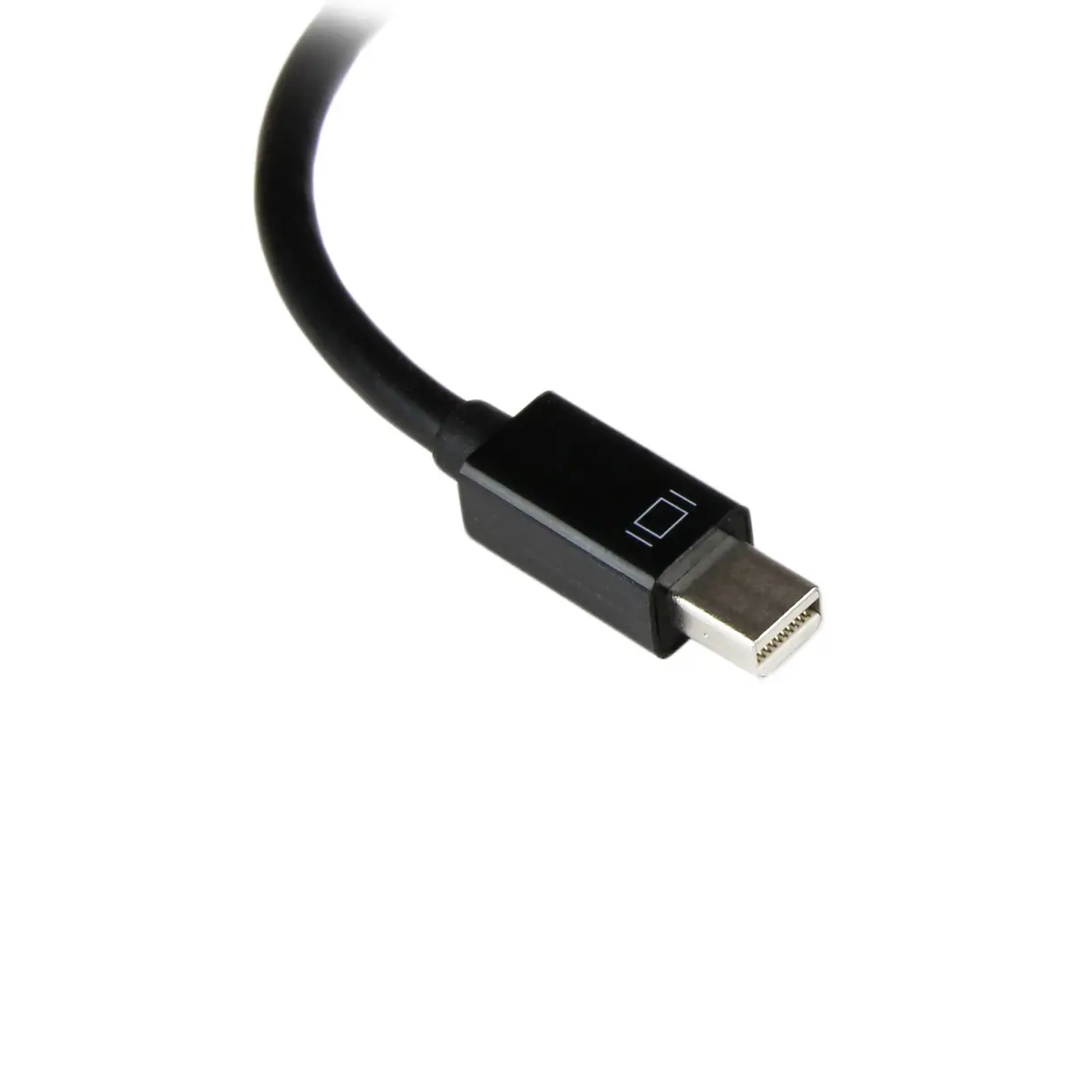 Mini-DisplayPort/VGA Adapter Stecker/Buchse Schwarz