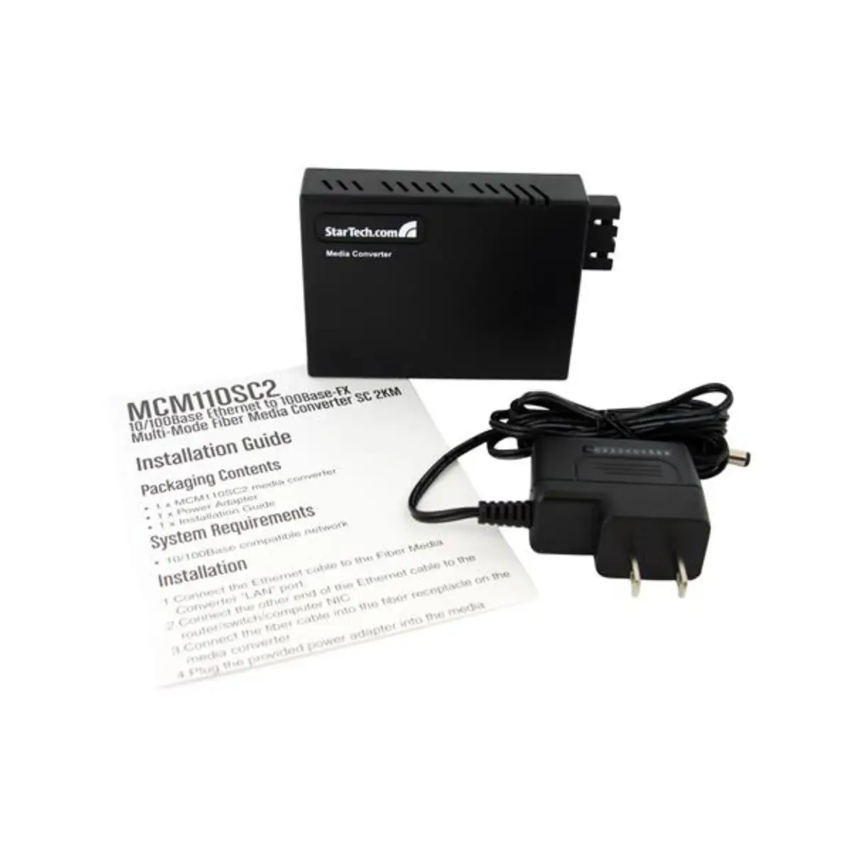 10/100 Mbit/s Ethernet LWL/Glasfaser Multimode Medienkonverter