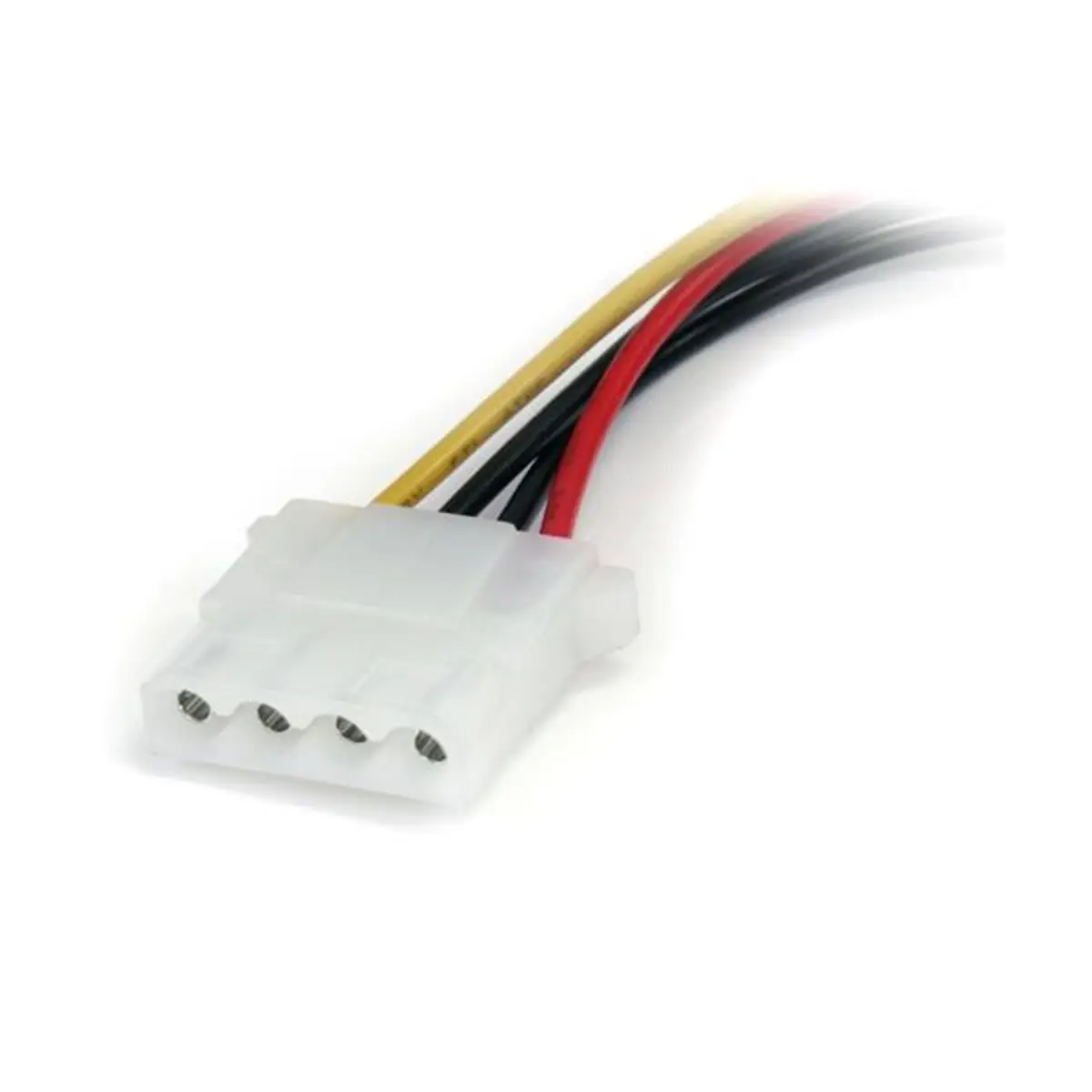 SATA auf LP4 Power Adapterkabel Stecker/Buchse schwarz 15cm