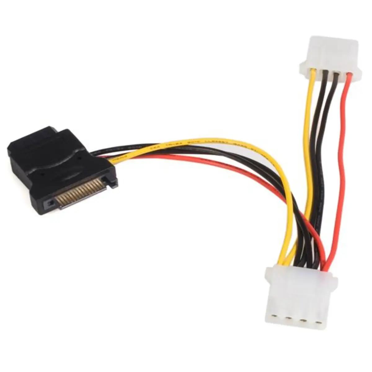 SATA auf LP4 Stromadapter mit 2 zusätzlichen LP4 15cm