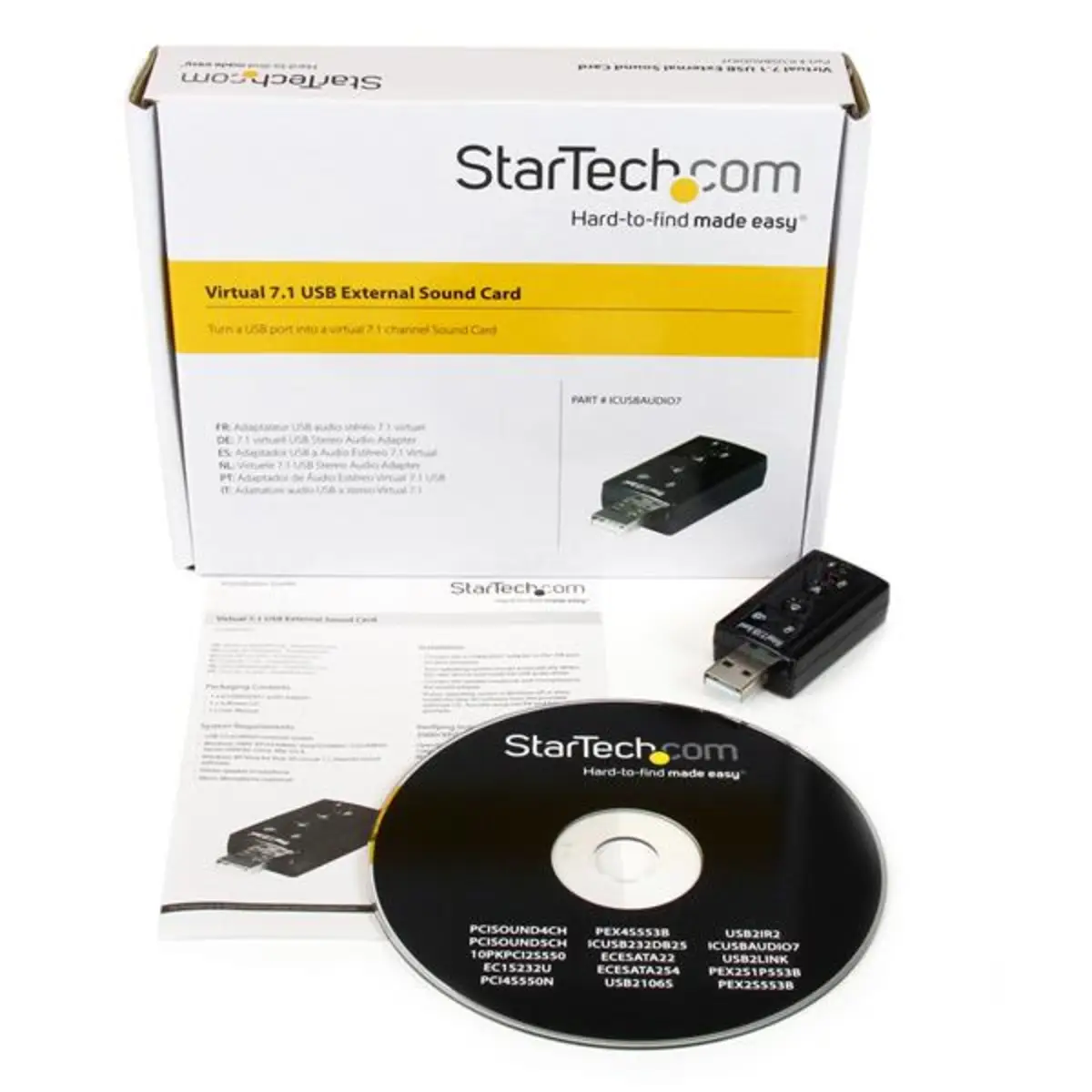 USB Audio Adapter 7.1 USB Soundkarte extern