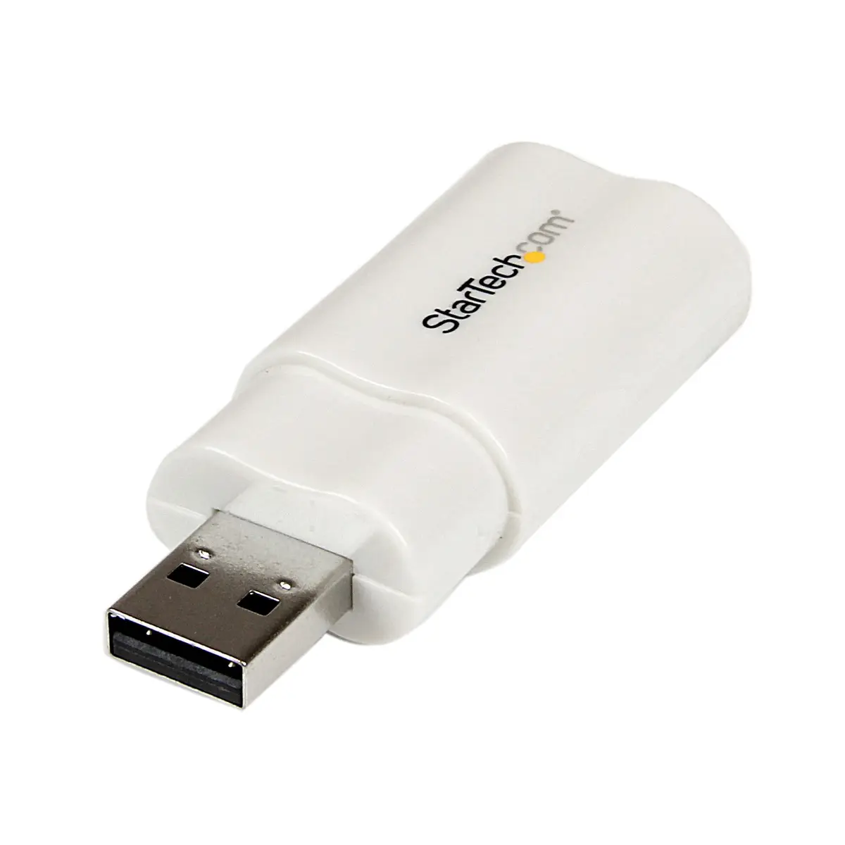 USB Audio Adapter Externe USB Soundkarte Weiß