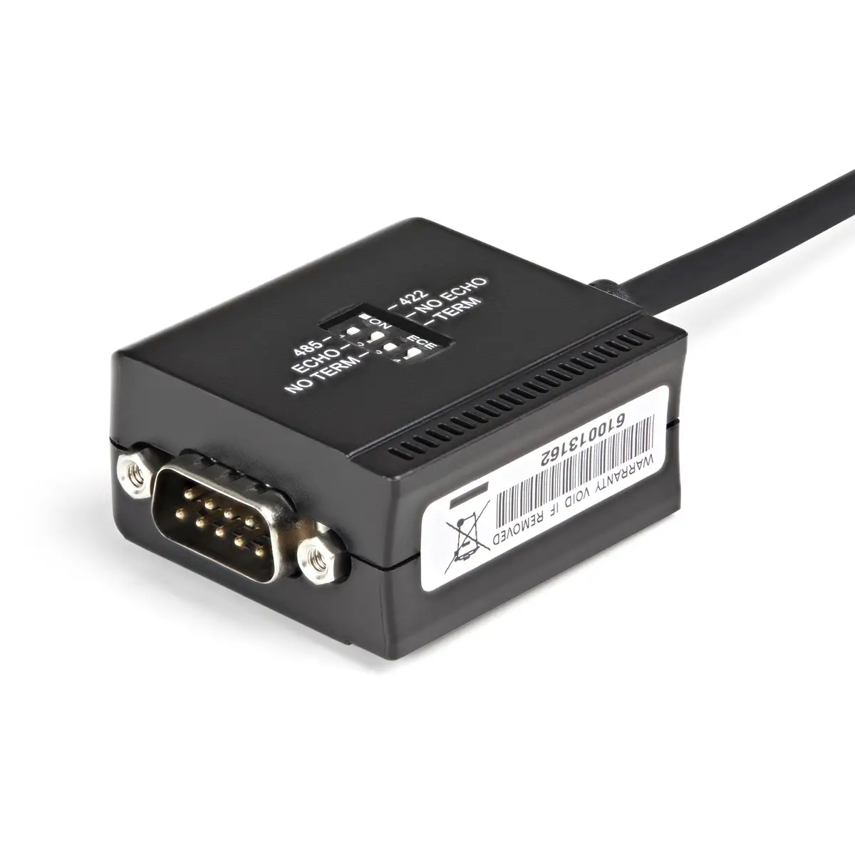 USB 2.0 auf Seriell Adapter Kabel DB9-M/USB-A-FM Stecker/Buchse Schwarz 1,8m